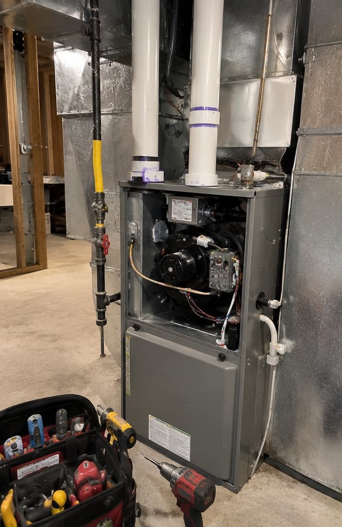 Gas technician, furnace gas fireplace — photo 2
