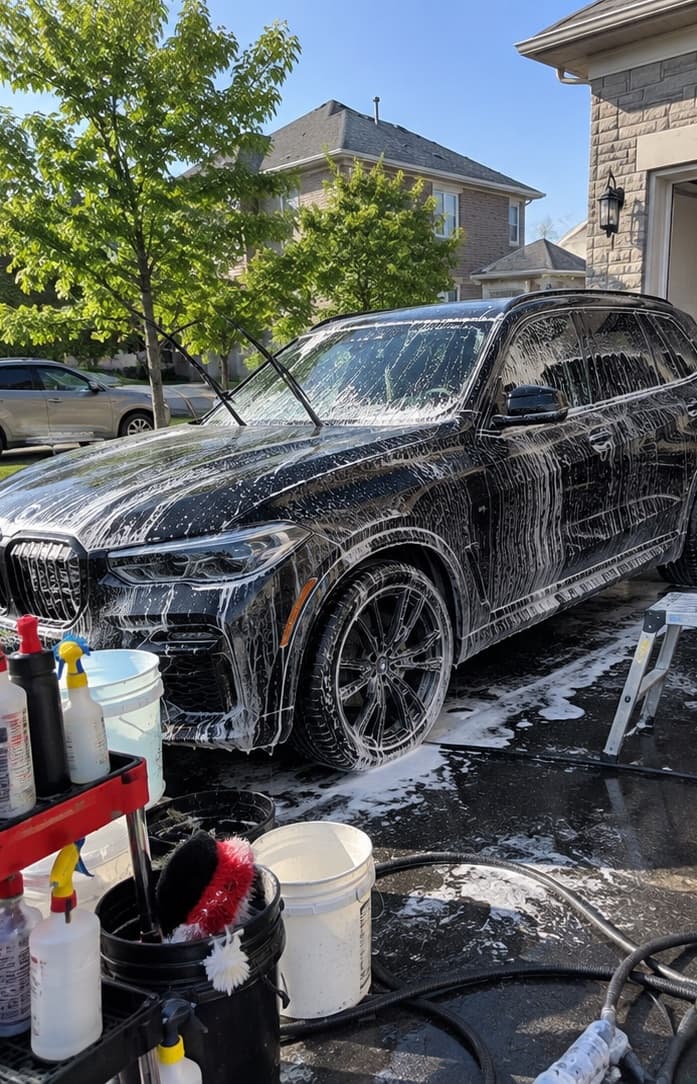 Auto detailing on site