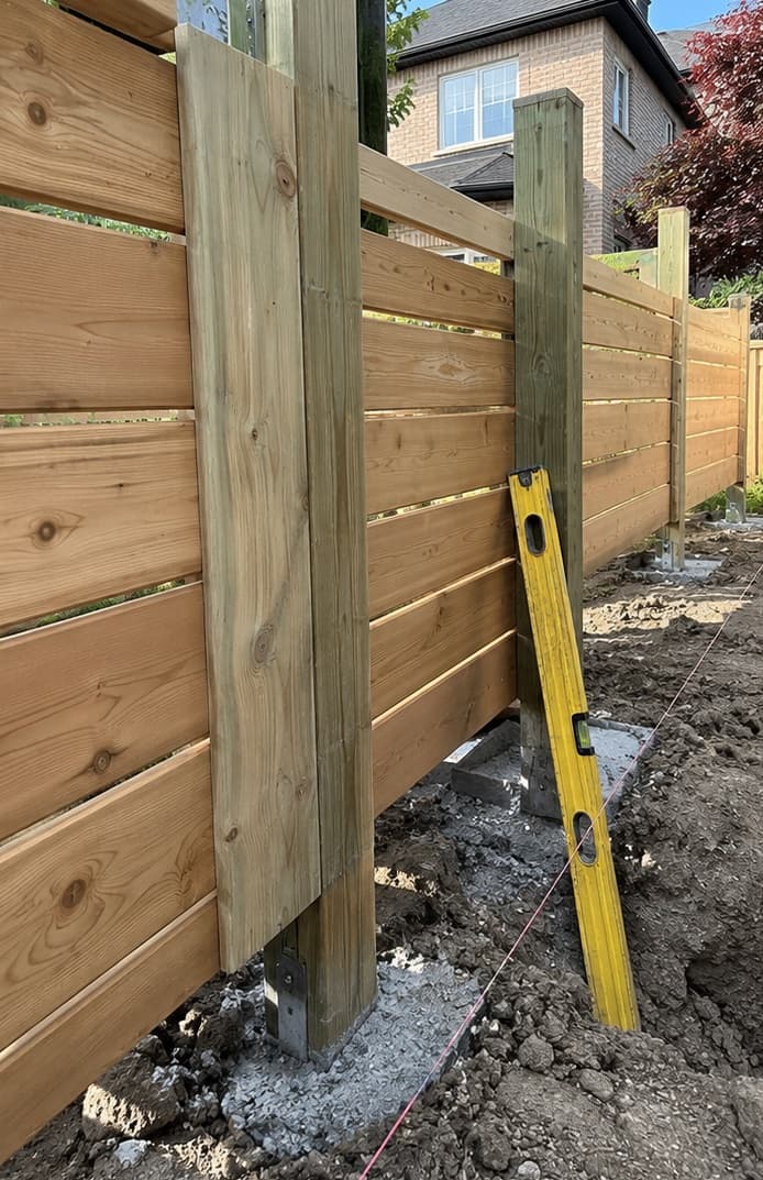 Deck and fence build