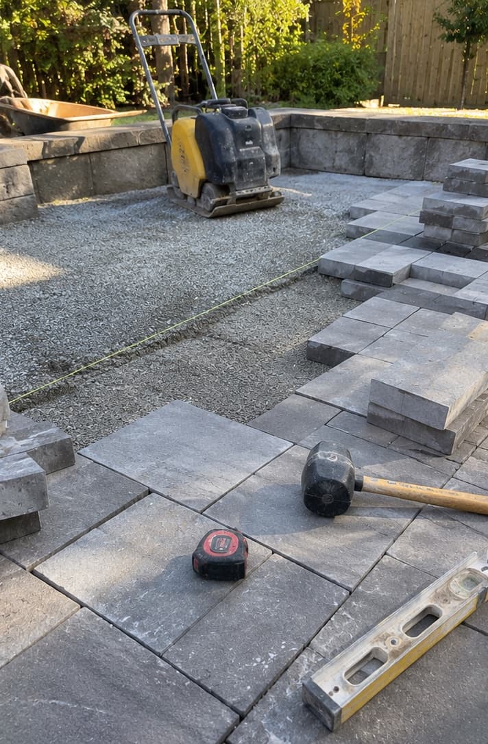interlocking stone driveway — photo 2